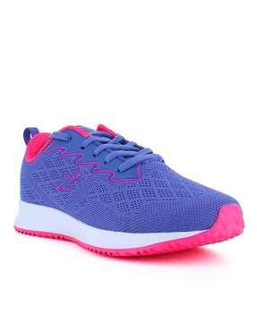 women low-top lace-up running shoes