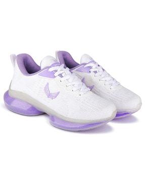 women low-top lace-up running shoes