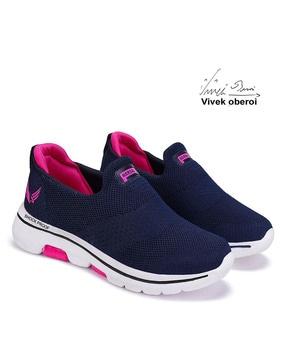 women low-top slip-on running shoes