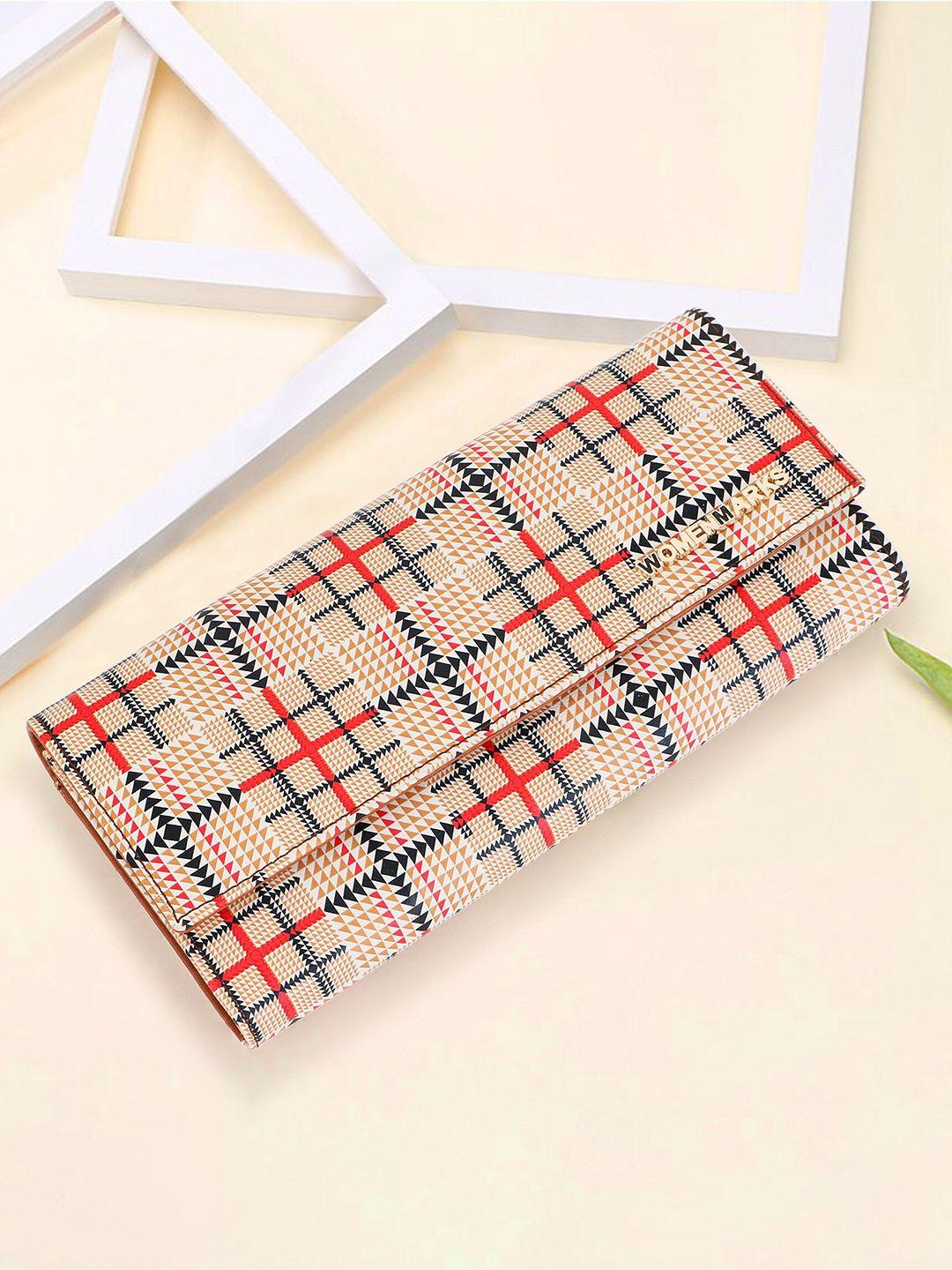 women marks printed purse clutch