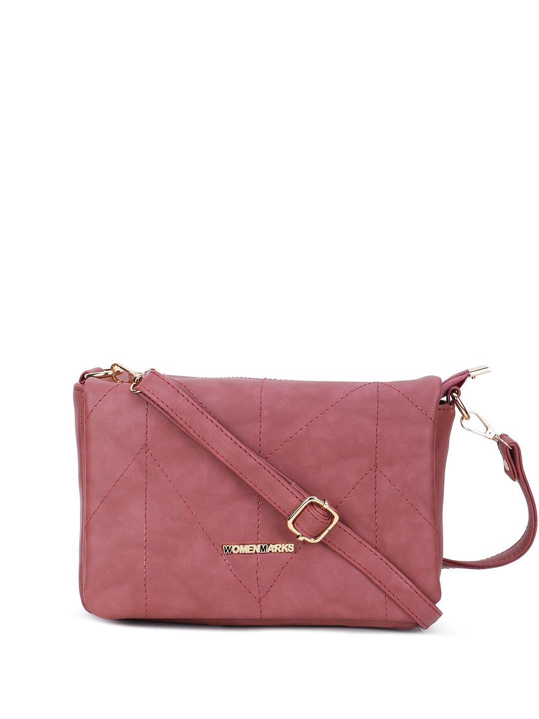 women marks quilted structured sling bag