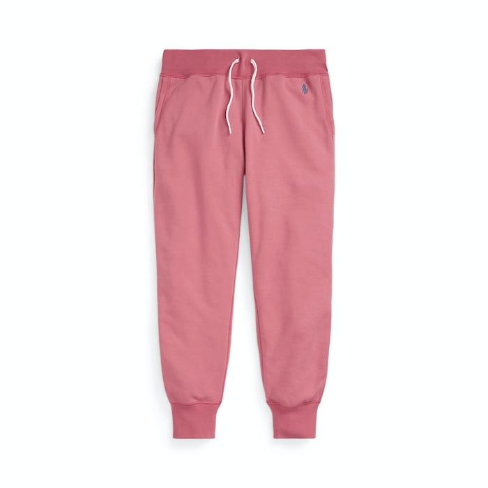 women maroon fleece sweatpant