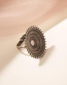 women metal adjustable ring