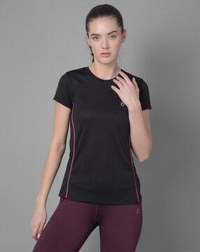 women microfiber antibacterial sports t-shirt