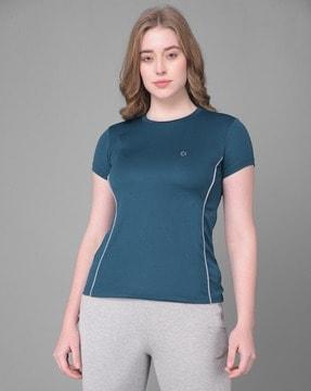 women microfiber antibacterial sports t-shirt