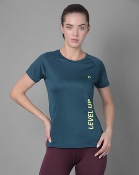 women microfiber antibacterial sports t-shirt