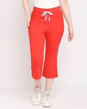 women mid-calf length track pants