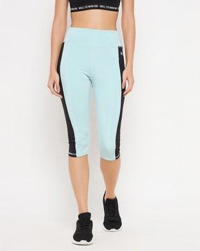 women mid-rise fitted track pants
