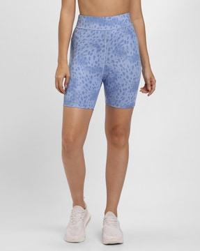 women mid-rise graphic print shorts