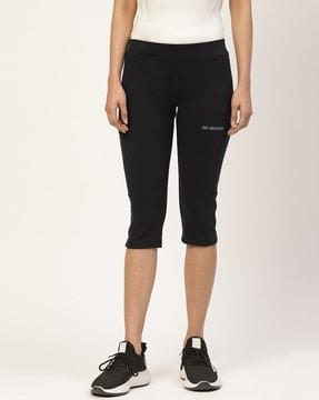 women mid-rise jeggings with elasticated waist