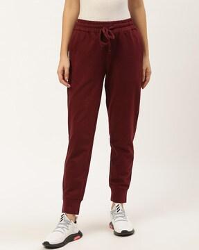 women mid-rise jogger with drawstring