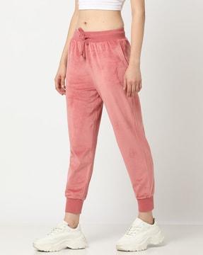 women mid-rise joggers with insert pockets