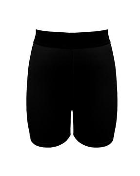 women mid-rise knit shorts