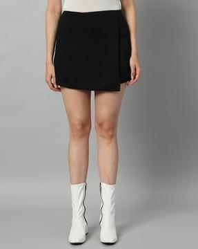 women mid-rise mini skorts