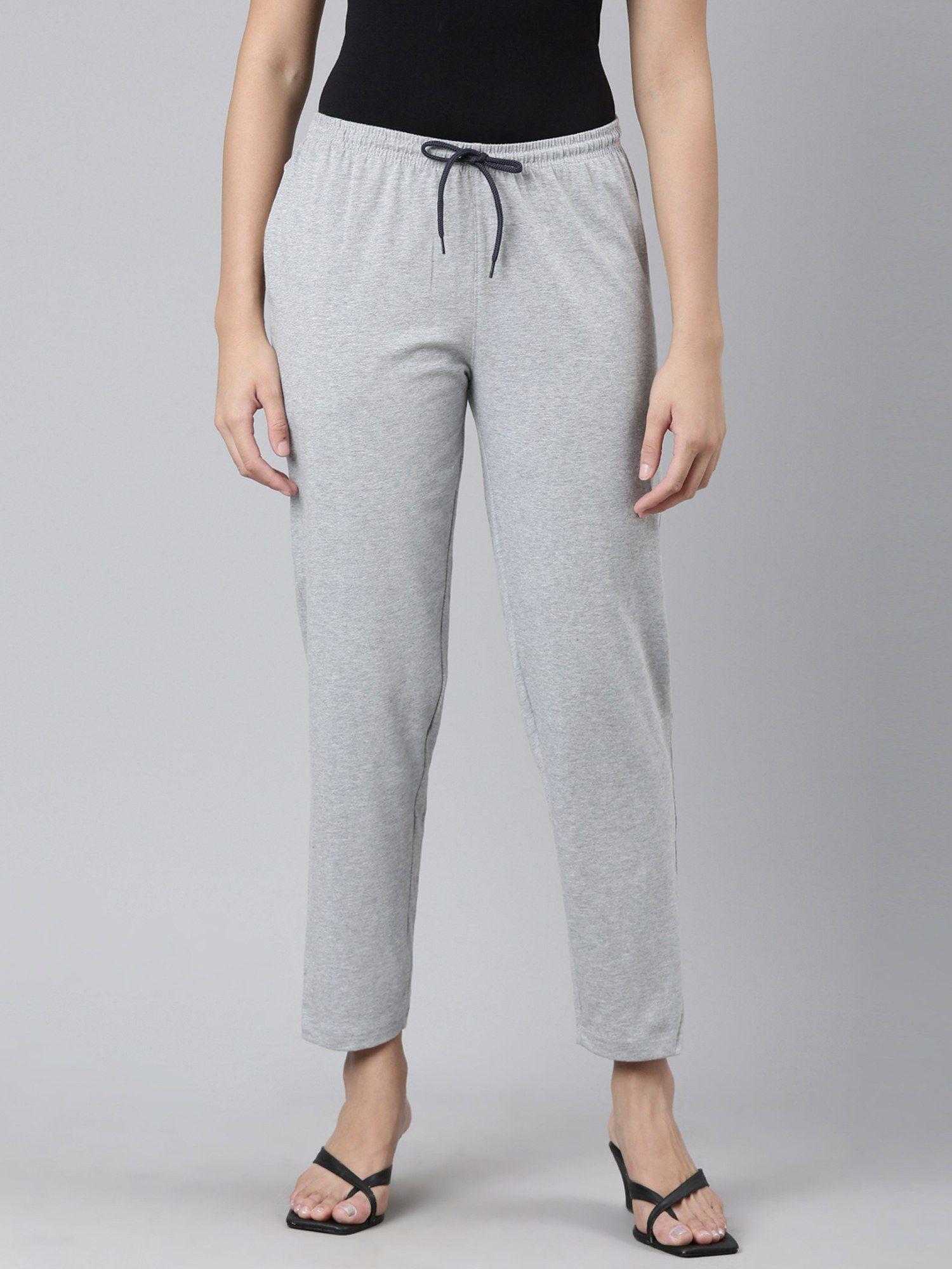 women mid-rise pure cotton lounge pant