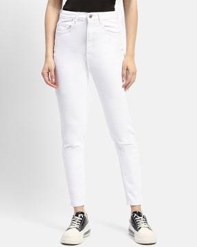 women mid-rise relaxed fit jeans