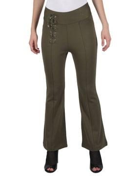 women mid-rise relaxed fit jeggings