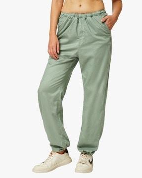 women mid-rise relaxed fit joggers