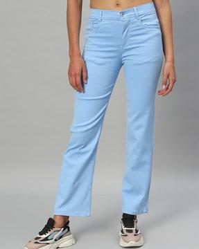 women mid-rise relaxed jeans