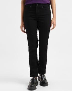 women mid-rise skinny fit jeans