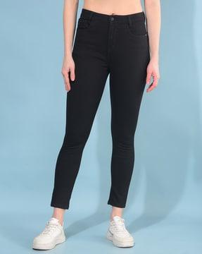 women mid-rise skinny jeans