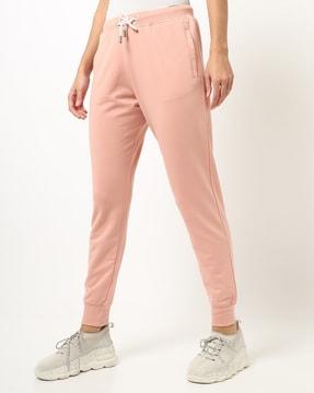 women mid-rise slim fit joggers