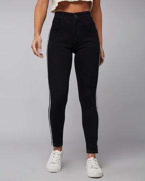 women mid-rise slim jeans