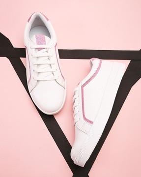 women mid-top lace-up shoes