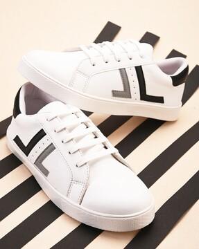 women mid-top lace-up sneakers