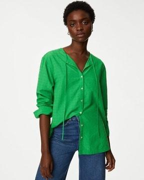 women modal rich longline blouse