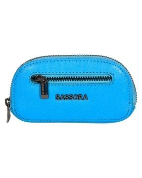 women multi-purpose pouch with metal accent