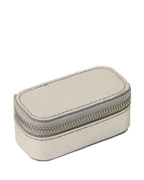 women multi-purpose pouch with zip-closer