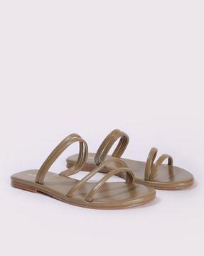 women multi-strap flat sandals