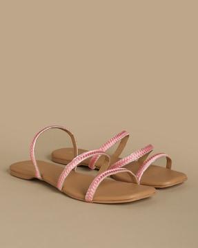 women multi-strap flat sandals