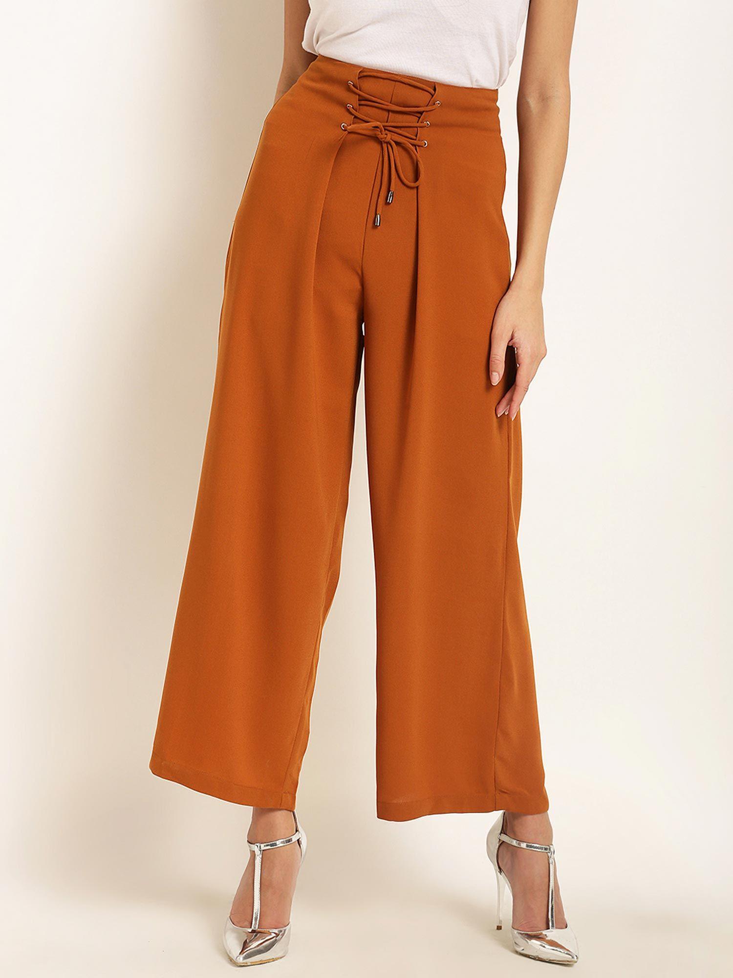 women mustard yellow original parallel culottes