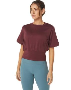 women nagino flex short sleeve top