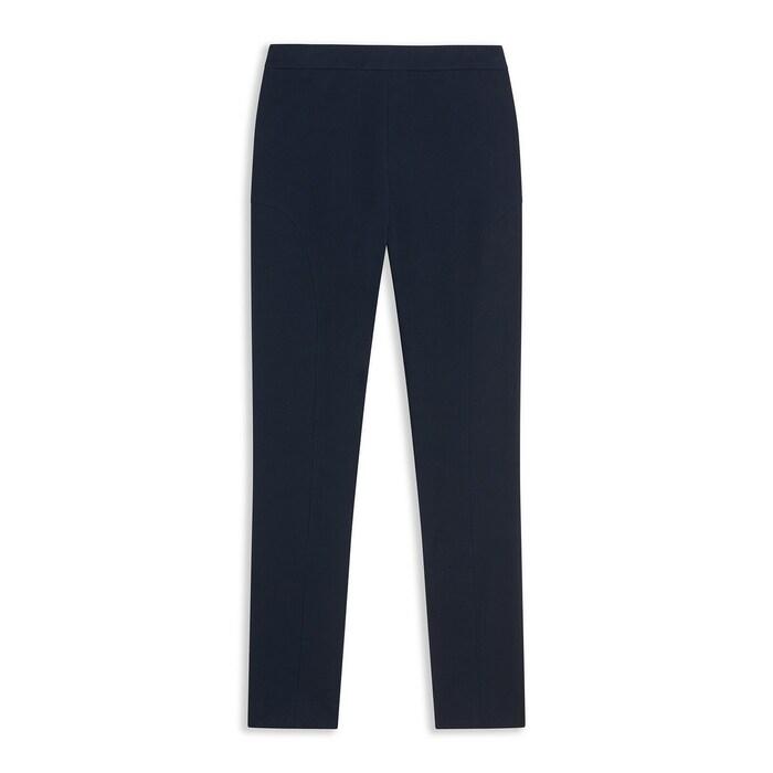 women navy cayla seam detail trousers