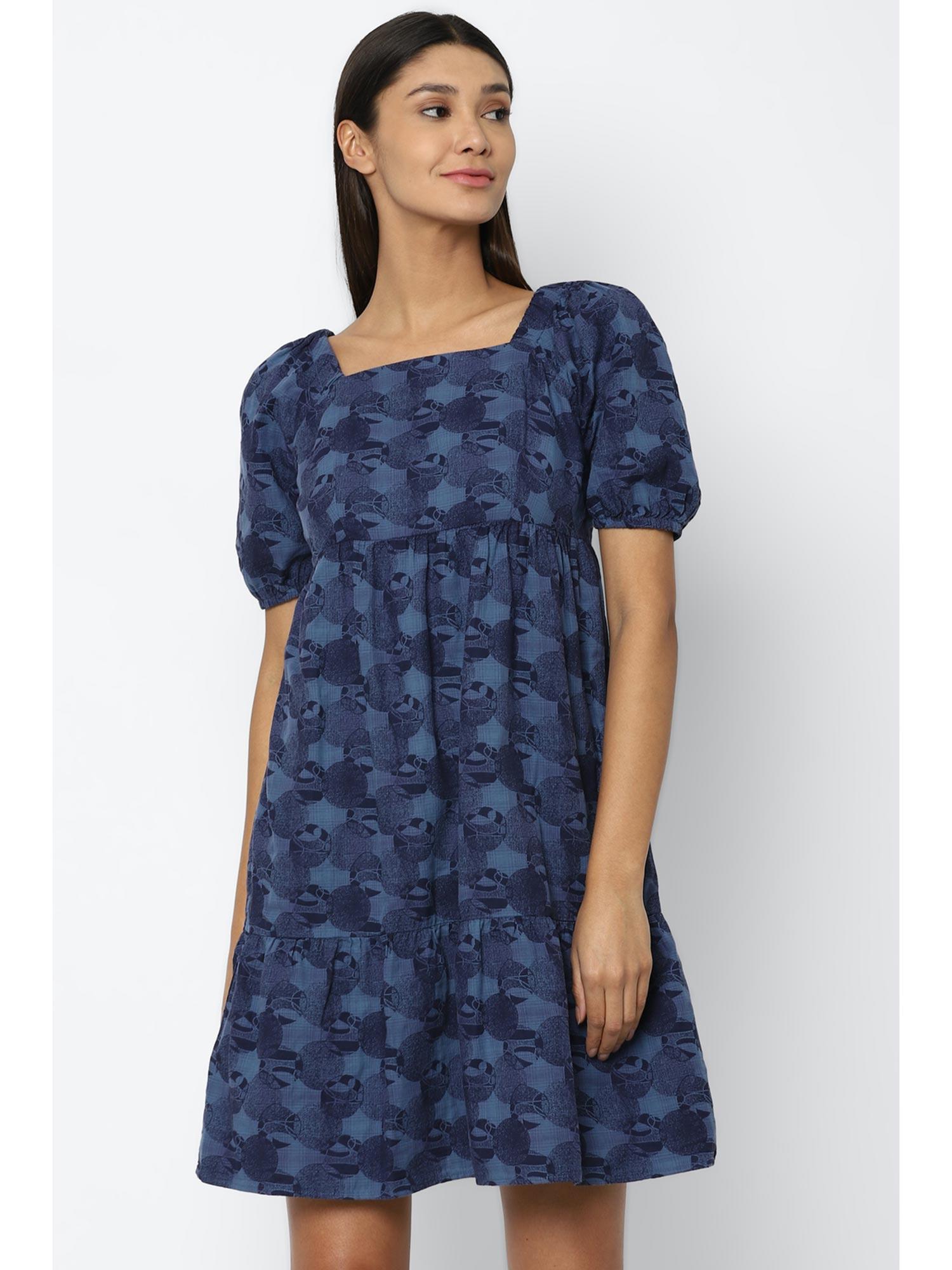 women navy dress