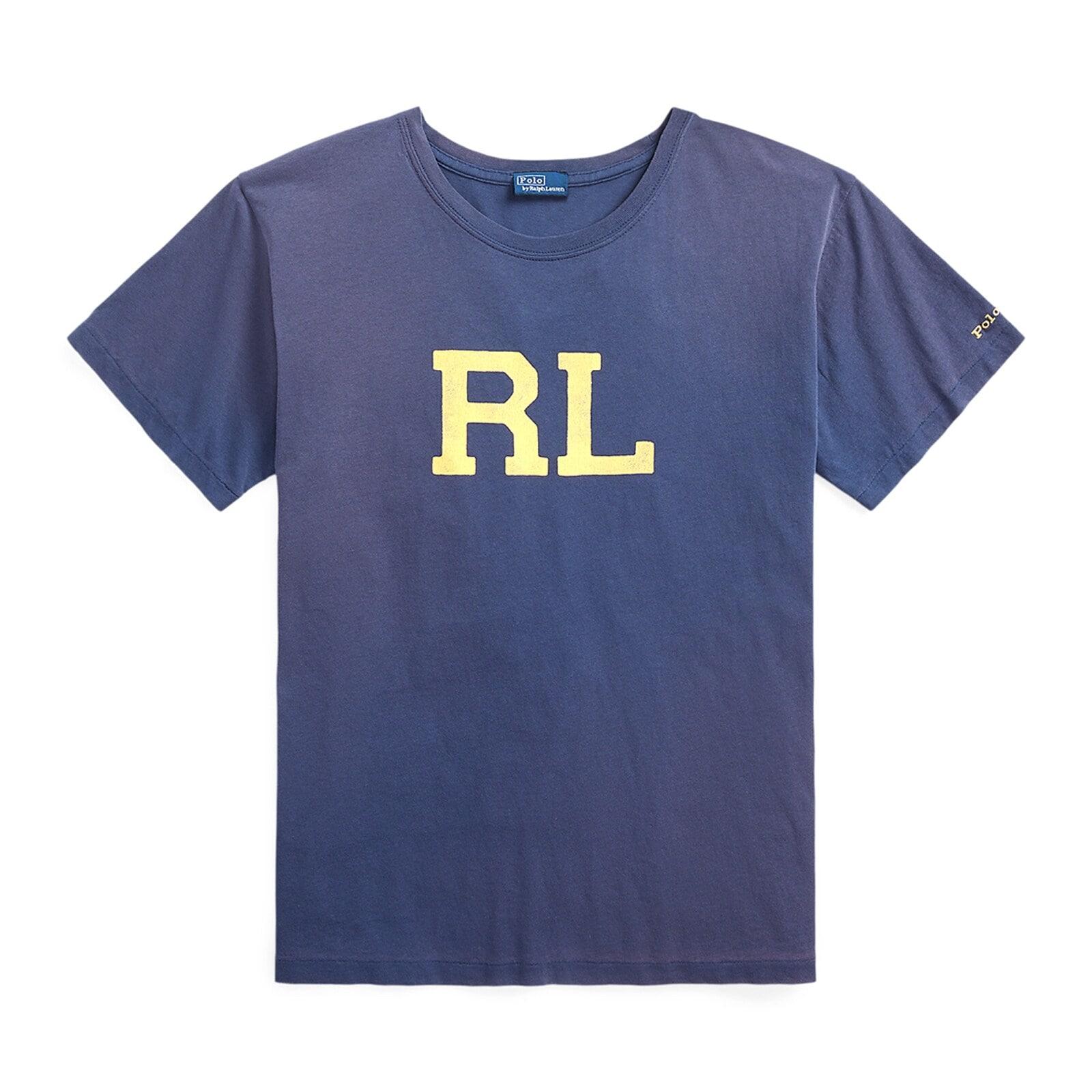 women navy rl logo jersey t-shirt