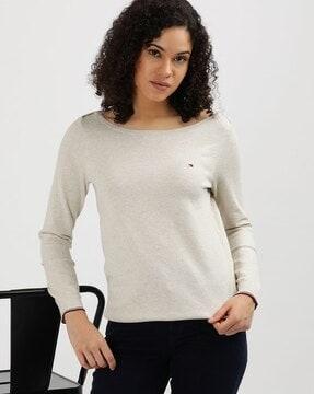 women new ivy boat-neck sweatshirt