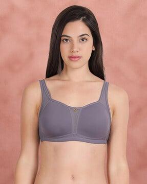 women non-padded non-wired full coverage bra