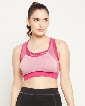 women non-wired full-coverage sports bra