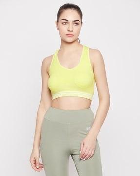 women non-wired full-coverage sports bra