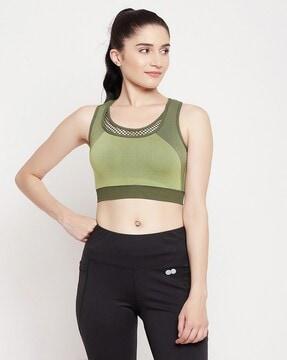 women non-wired full-coverage sports bra