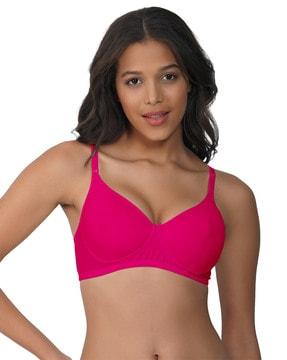 women non-wired lightly-padded bra