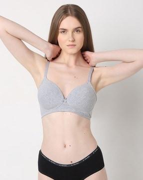 women non-wired lightly-padded bra