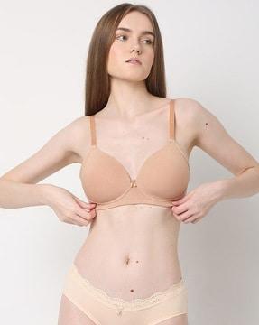 women non-wired lightly-padded bra