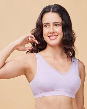 women non-wired lightly padded sports bra