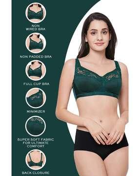 women non-wired minimiser bra