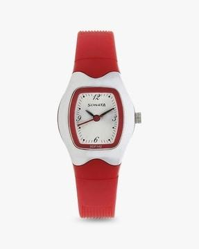 women np8989pp05 analogue watch with silicone strap